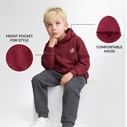 Maverick Kids Relax Fit Hoodie – 100% Cotton, Soft, Durable & Perfect for Play