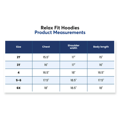 Maverick Kids Relax Fit Hoodie – 100% Cotton, Soft, Durable & Perfect for Play