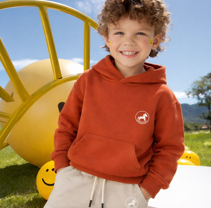 Maverick Kids Relax Fit Hoodie – 100% Cotton, Soft, Durable & Perfect for Play